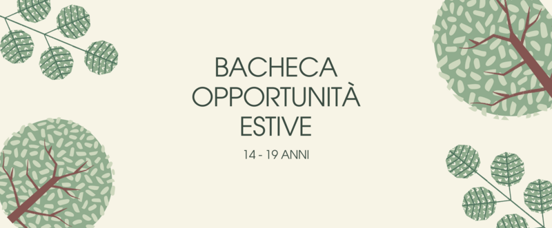 Immagine: bacheca opportunità estive