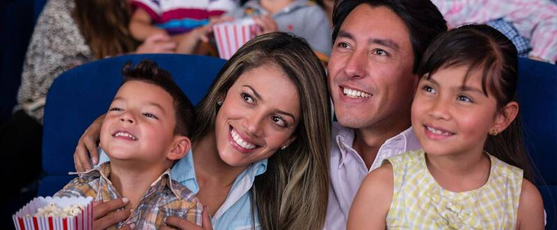 una famiglia al cinema