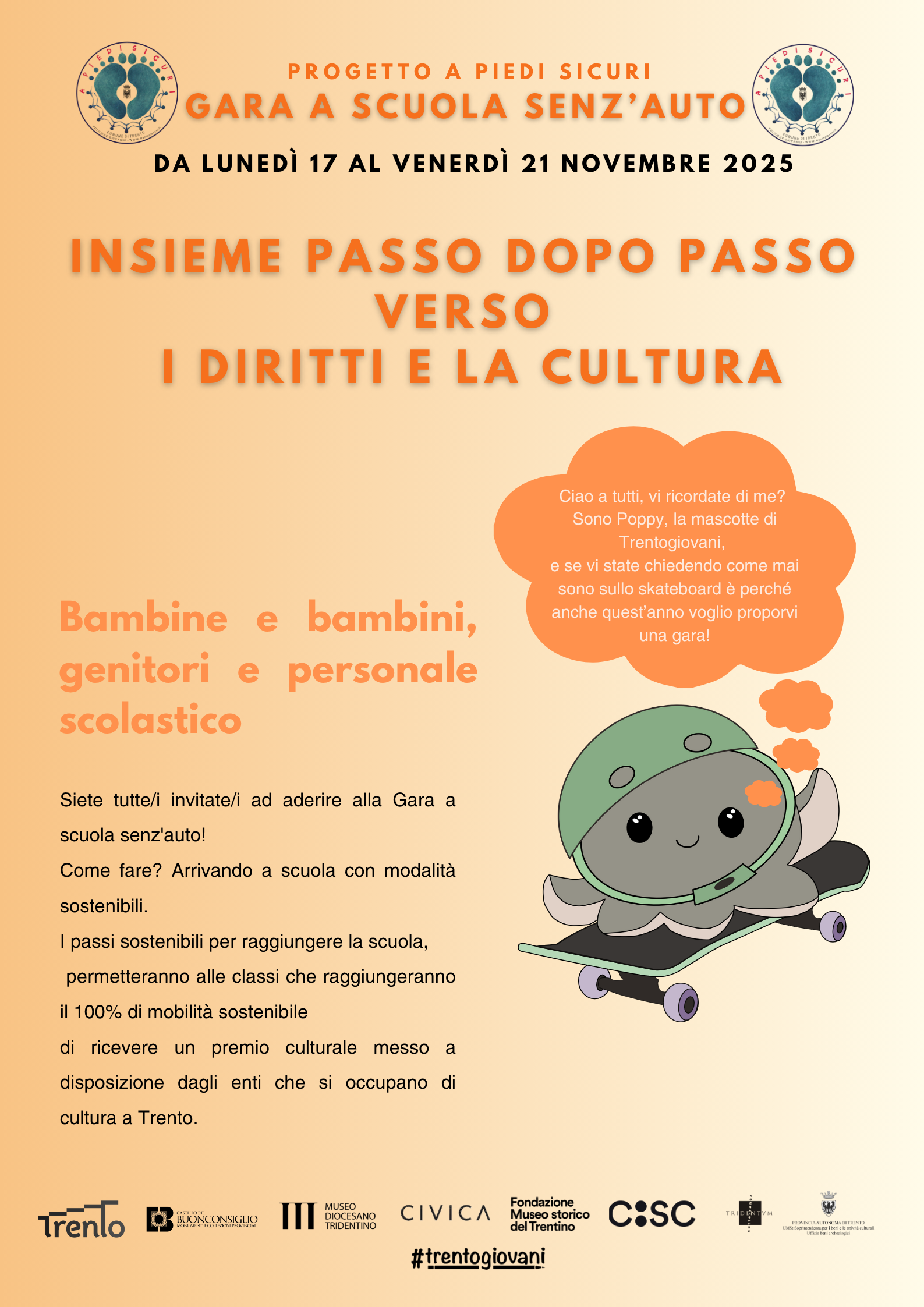 Immagine: Gara a scuola senza auto 2025