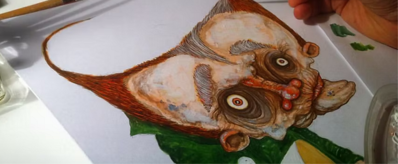 illustrazione fantastica di Stefano Bessone