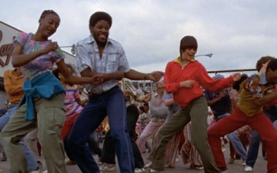 L'immagine di una locandina di un film musicale