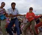 L'immagine di una locandina di un film musicale