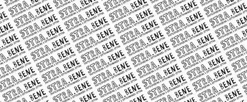 Una grafica a pattern con il logo di Stra.Bene ripetuto