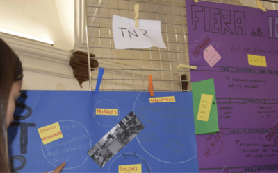 Cartelloni alla fiera delle idee di Strabene